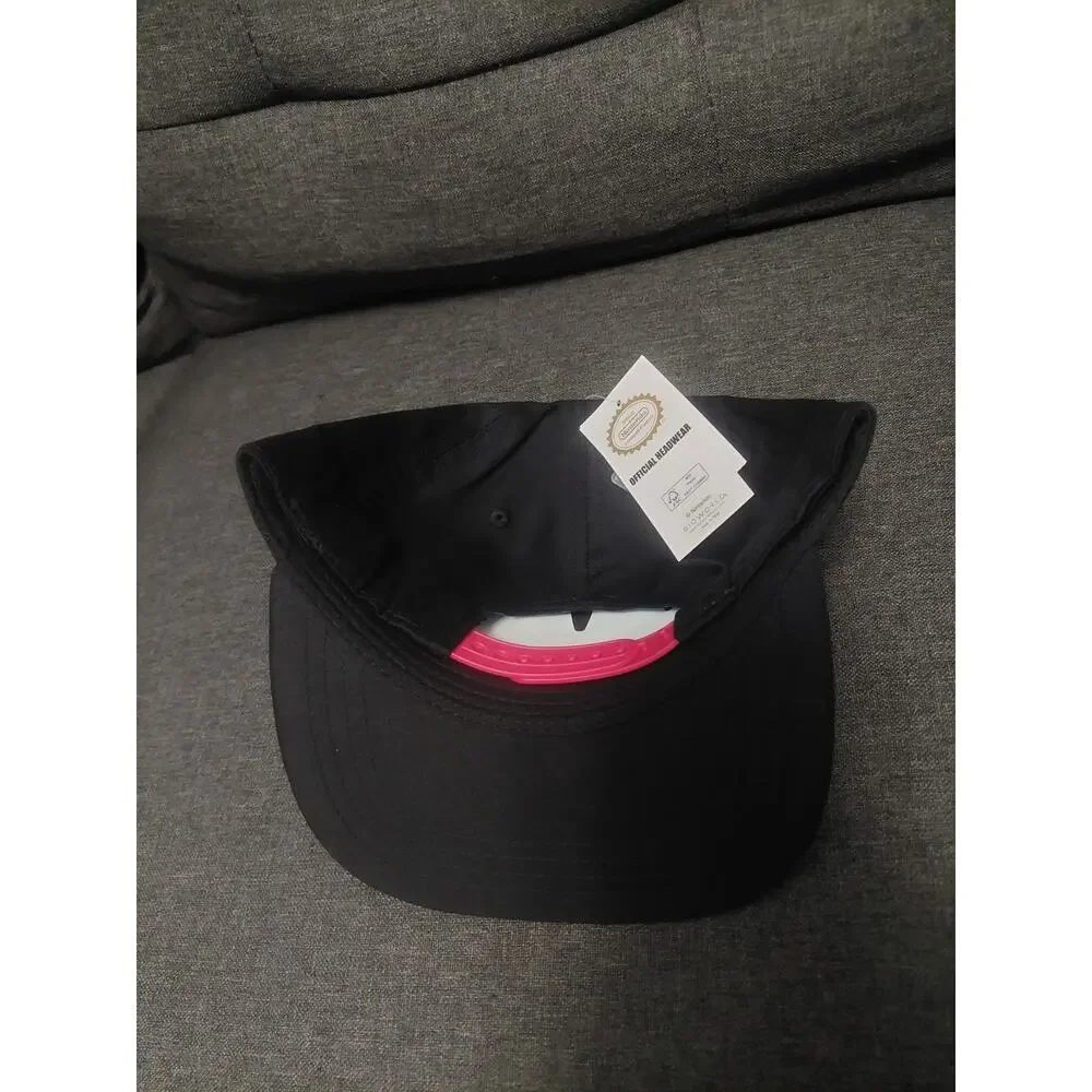 Nintendo Super Mario Black Graphic Snapback Hat Youth One Size Fits Most -NWT